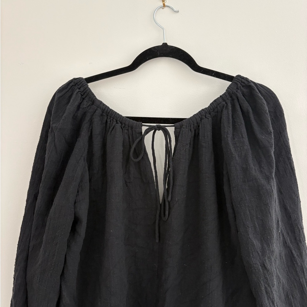 SABO Max Mini Black Cotton Dress - Picture 5 of 9